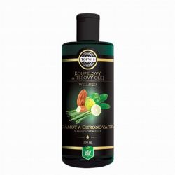 Bergamot a citronová tráva v mandlovém oleji - 200 ml