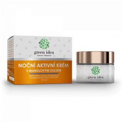 Noční aktivní krém s mandlovým olejem - 50 ml