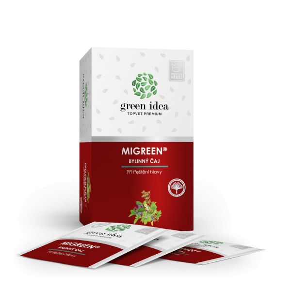 Green idea - Migreen bylinný čaj na migrénu